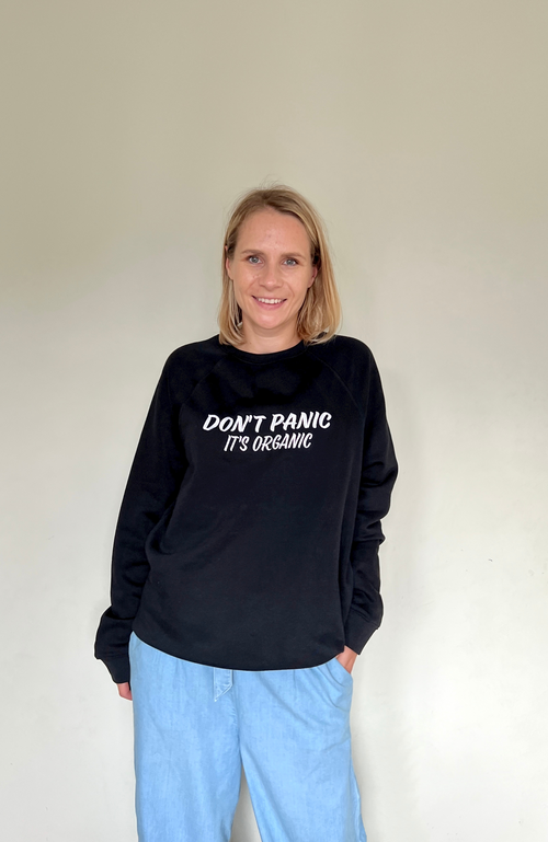 Sustainable sweatshirt BLACK PANIC